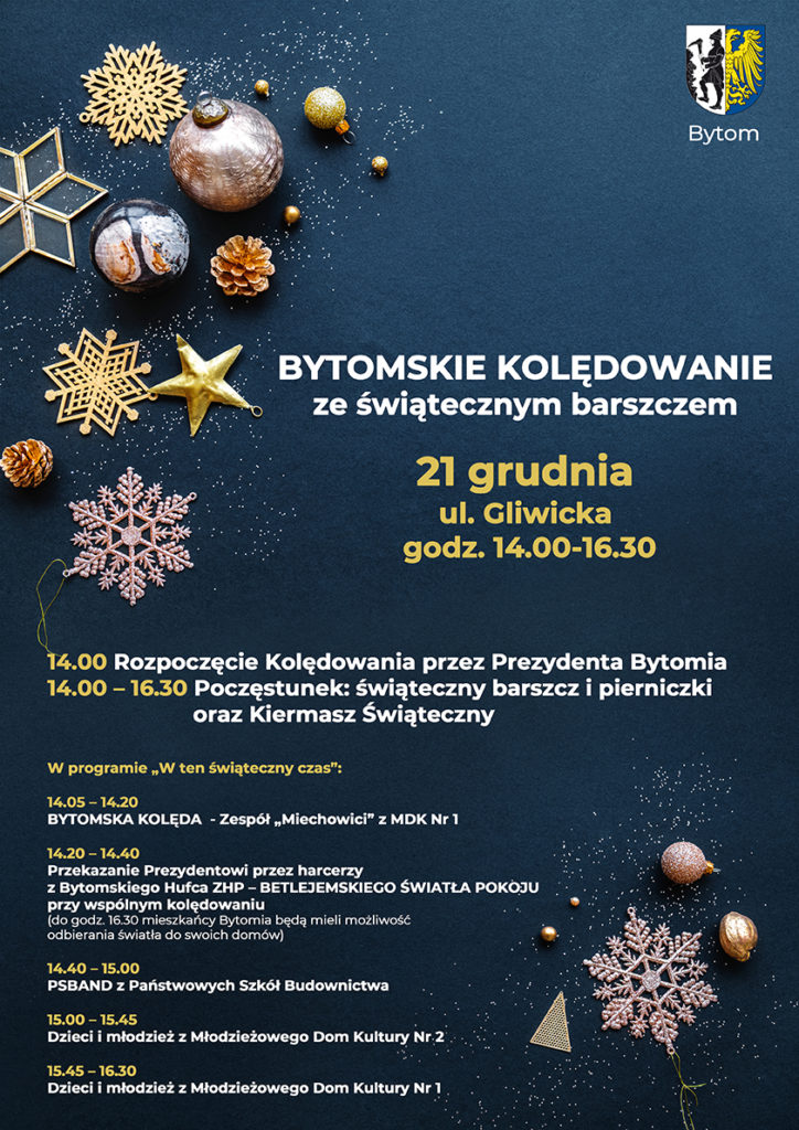 Bytomskie Kolędowanie ze świątecznym barszczem