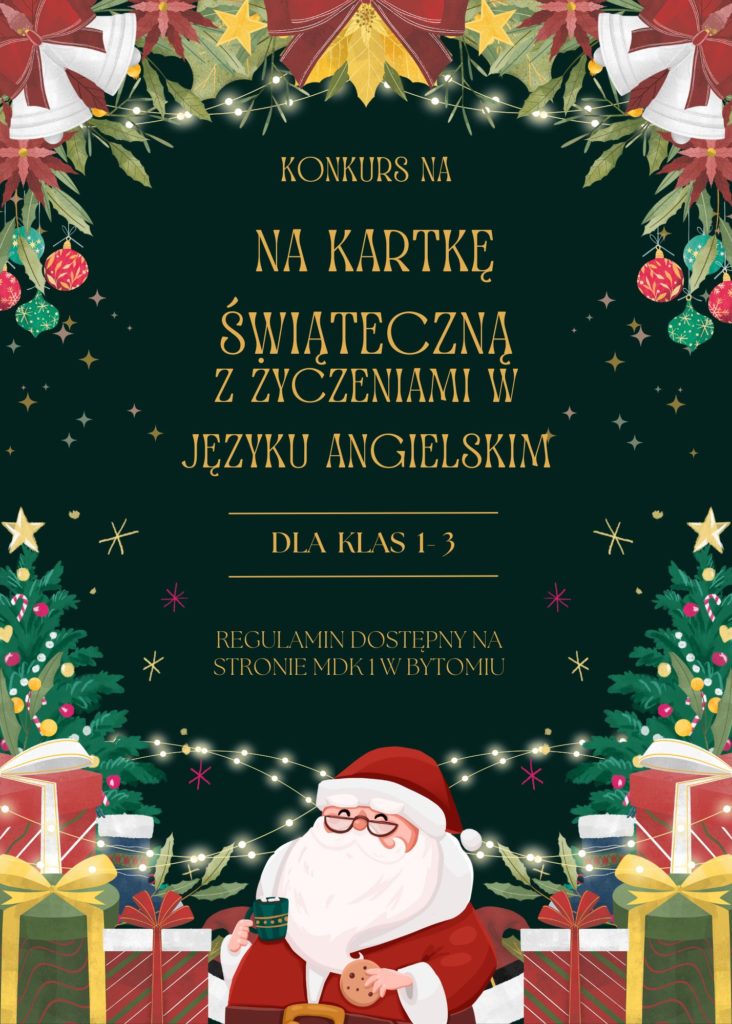 Konkurs na świąteczną kartkę z życzeniami w języku angielskim – WYNIKI Konkurs na świąteczną kartkę z życzeniami w języku angielskim – WYNIKI